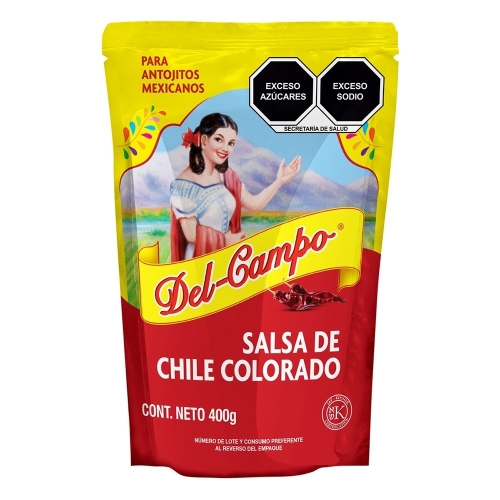 Del campo salsa de Chile Colorado 287gr
