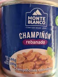 Monte blanco champinones 186g