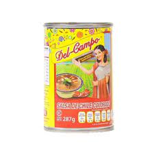 Del campo salsa de chile colorado 820g/12 pzs