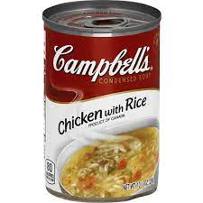 Campbells sopa de pollo con arroz 298gr