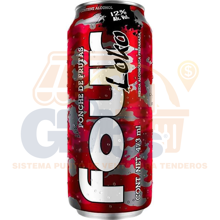 Four Loko Ponche de Frutas 473ml/6pz