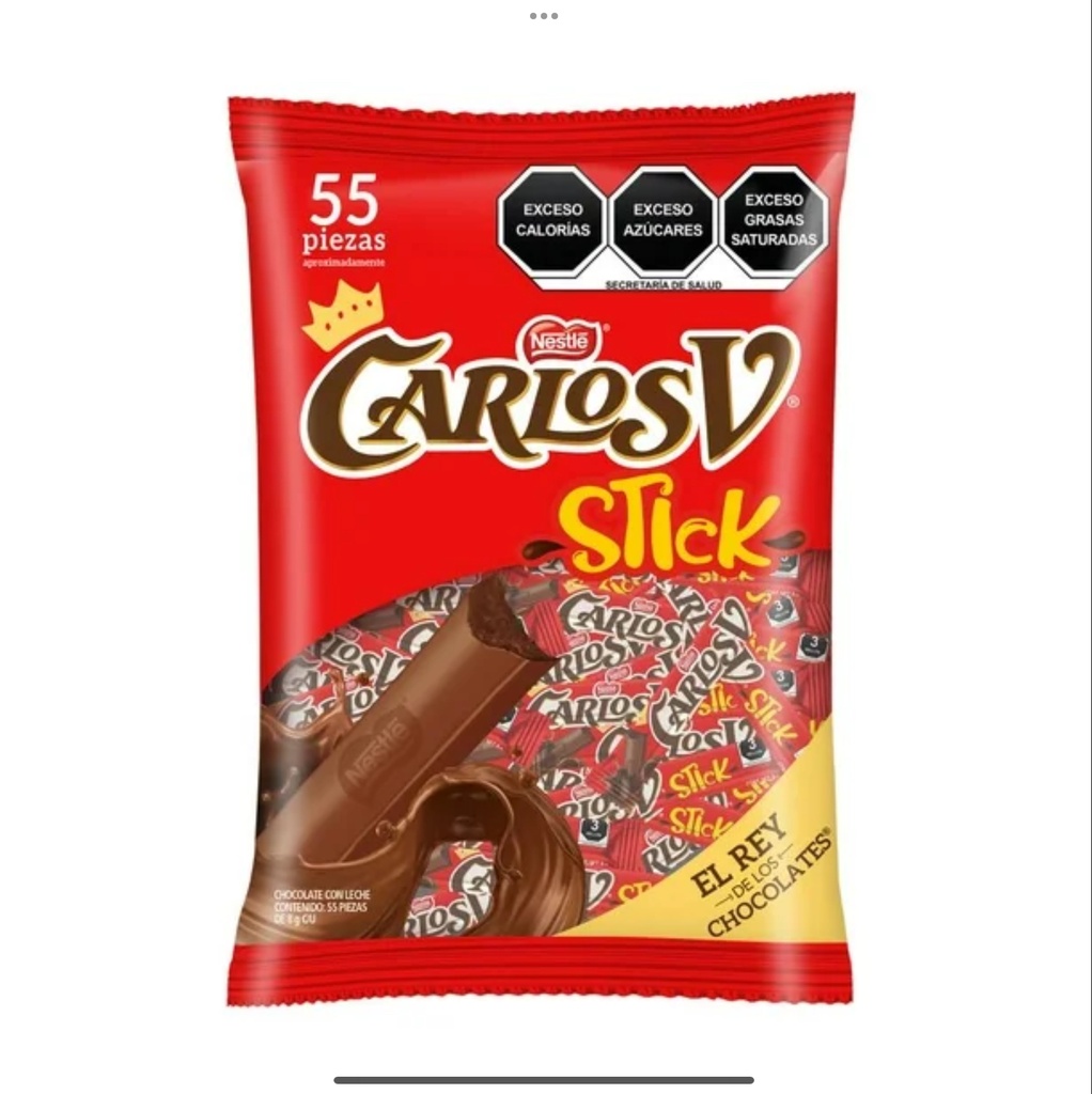 Chocolate Carlos V Stick 55pz