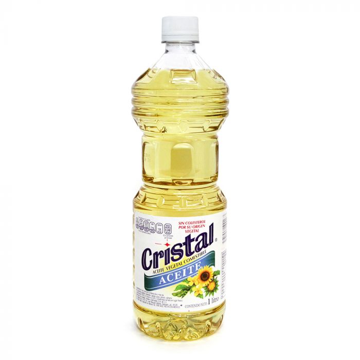 aceite cristal 1 litro 12pz