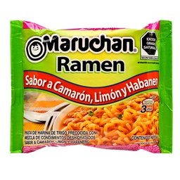 [A0080] Maruchan ramen camaron, limon y habanero 24 pz