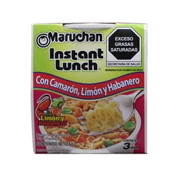 [A0075] Maruchan  camaron/Habanero 12 pz