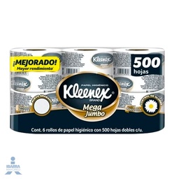 [7506425649846] Kleenex mega jumbo papel higienico (6 rollos)